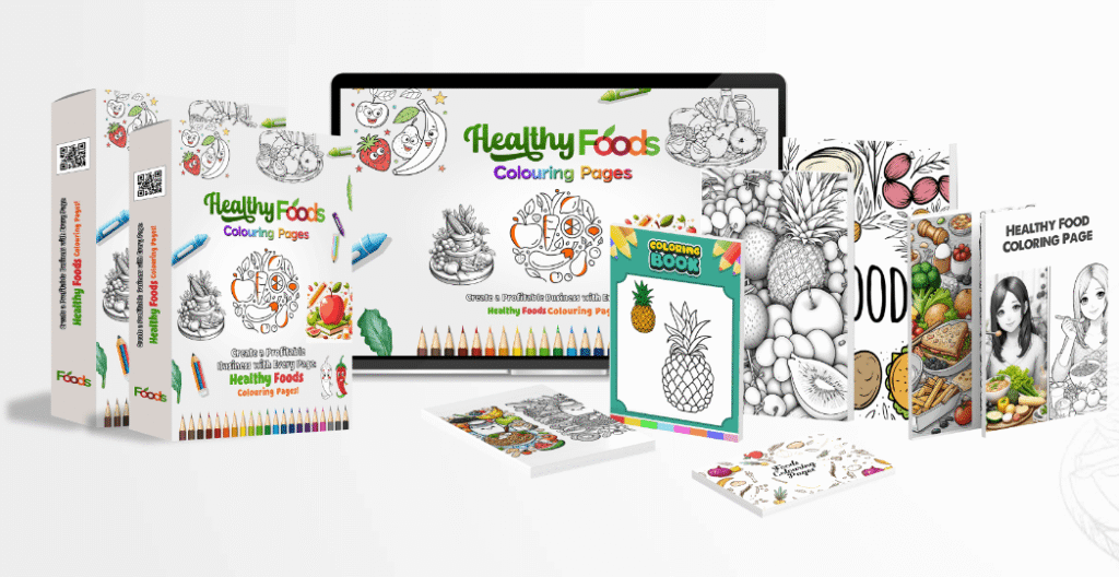 I Tested Foodie Friends Coloring Pack – Is This PLR Bundle Worth It for KDP & Etsy?